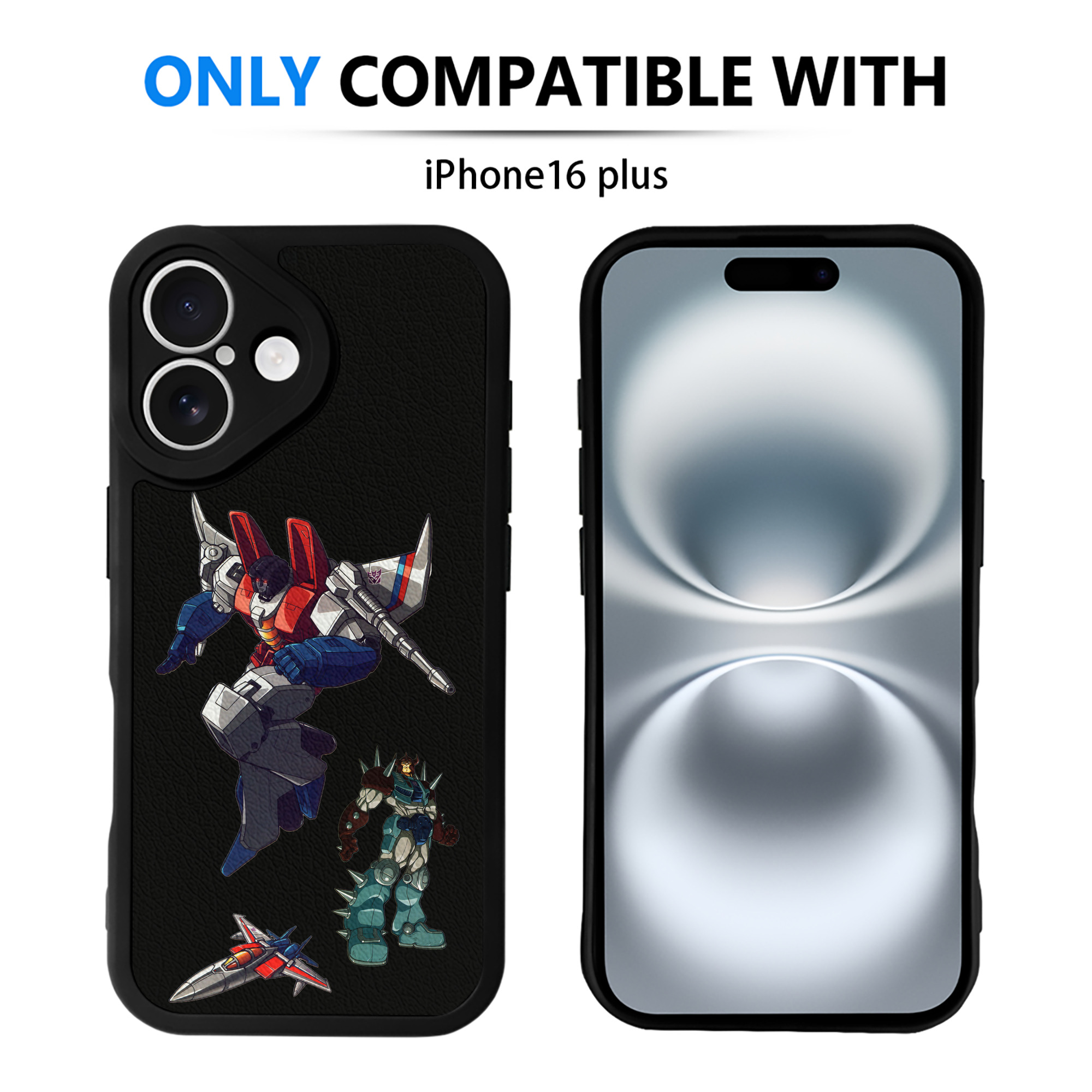 （画像用）  【iPhone 16シリーズ対応】シリコンスマホケース（レザー調） 材質：シリコン